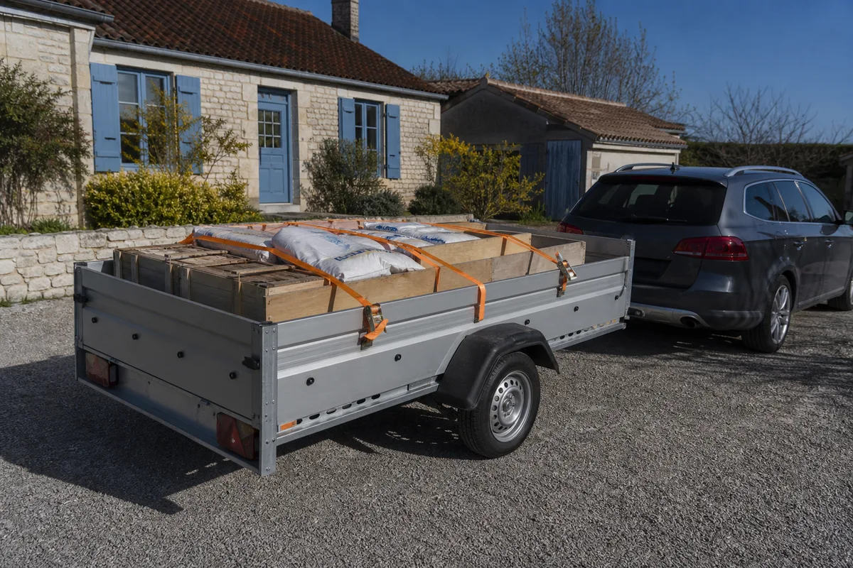 Arrimer un chargement sur une remorque en sécurité