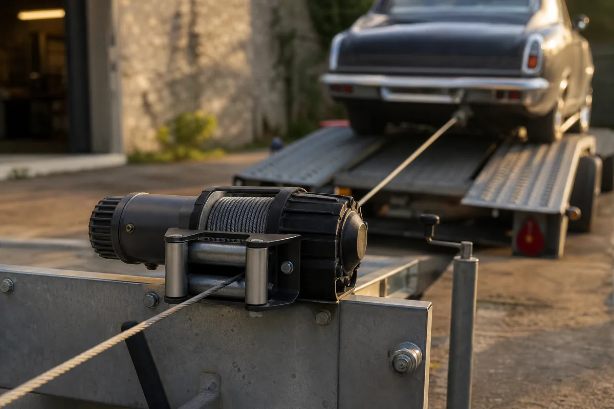 Treuil électrique remorque porte-voiture : bien le choisir