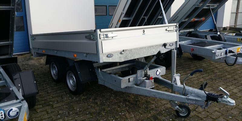 Remorque Benne Hapert 2T Pompe Manuelle