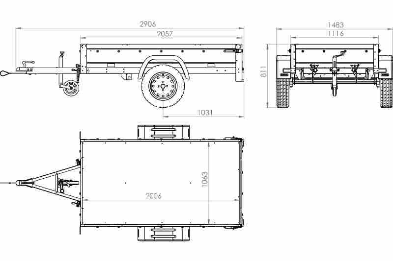 Remorque de loisirs Garden Trailer