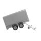 Remorque Garden Trailer 264/2 KIPP avec châssis H-1100 et bâche grise