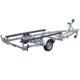 Remorque bateau immergeable SUN WAY D1611 - PTAC : 1000Kg - Kit patins - 1 essieu