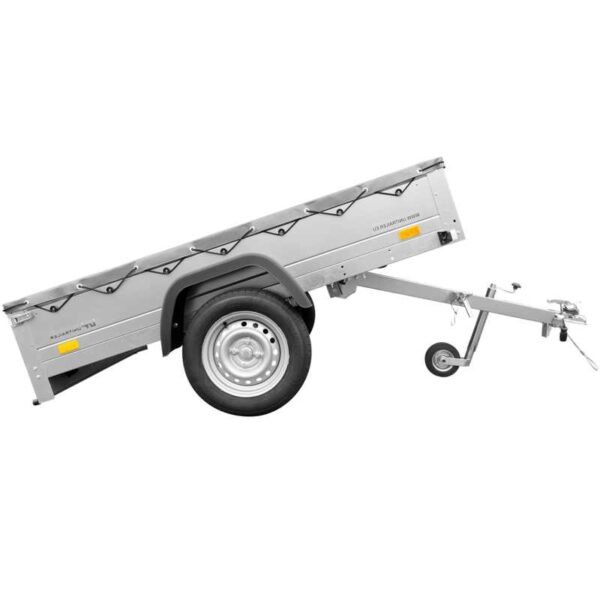 Remorque galvanisée à vendre 200x125 cm Garden Trailer 201 KIPP [avec roue jockey et bâche plate grise]