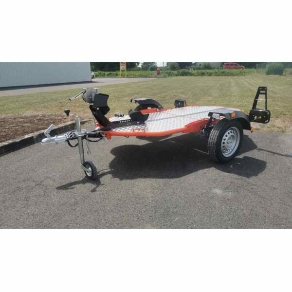Remorque transport moto Cochet UNO – abaissante & pliable