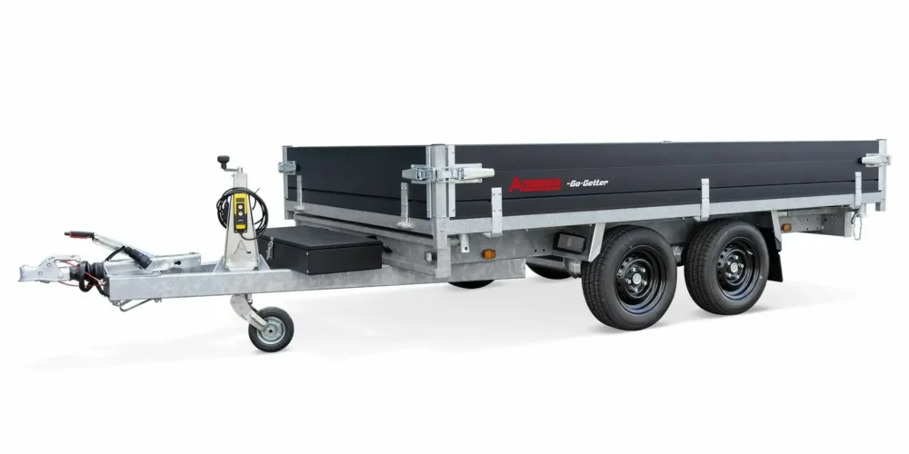 REMORQUE TRI BENNE ANSSEMS KSX 3000 / 305 X 178 ELECTRIQUE GO GETTER