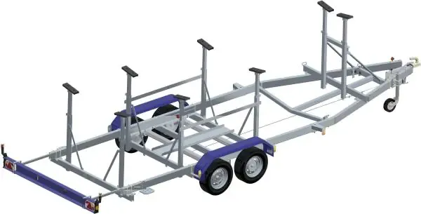 Remorque PorteBateau Sun Way Gamme Voiliers à Gruter GD16V