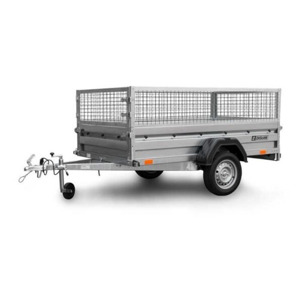 Remorque bagagère ZASLAW 235SU – 2,35 X 1,32 M GRILLAGÉE